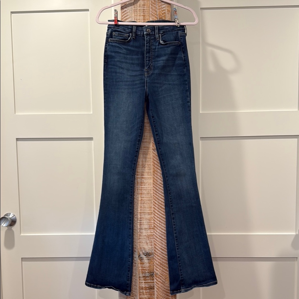 Splendid Blue Flare Wide Leg Jeans - Picture 2 of 8